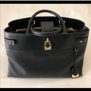Michael Kors Large Gramercy Black Leather Handbag